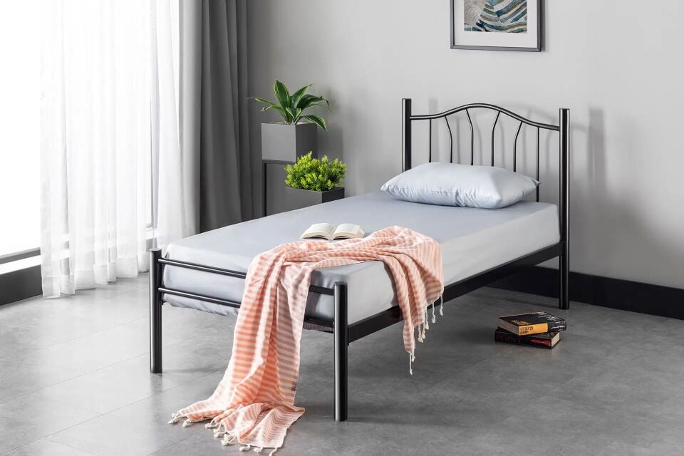 Tek Kişilik Metal Yatak Çerçevesi 120 cm*200 cm, Cristal