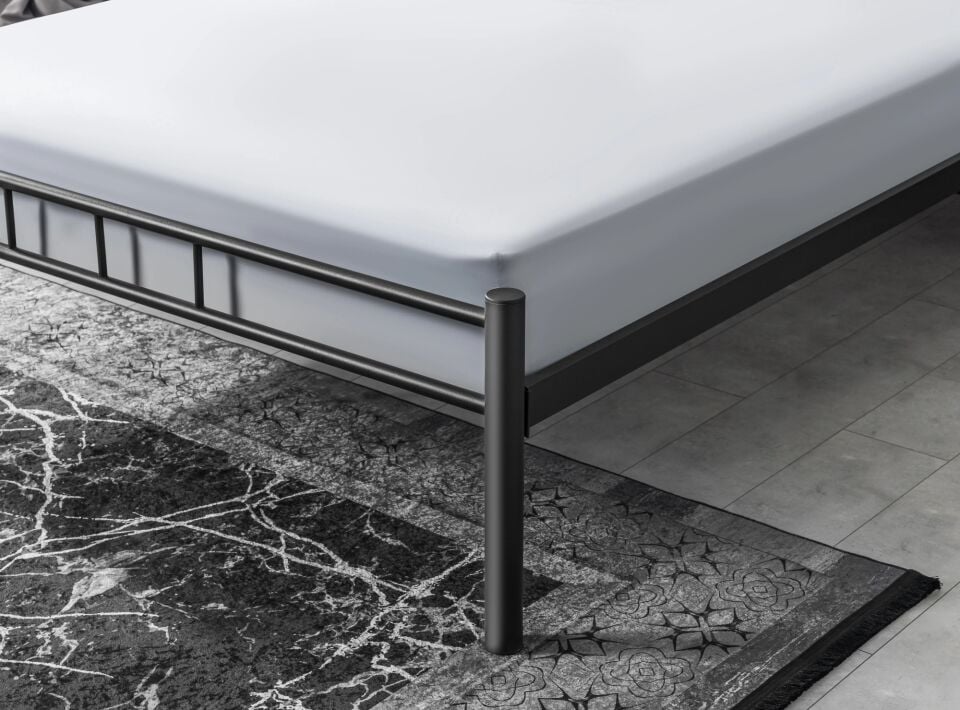 Çift Kişilik Metal Yatak Çerçevesi 160 cm*200 cm, Platinium
