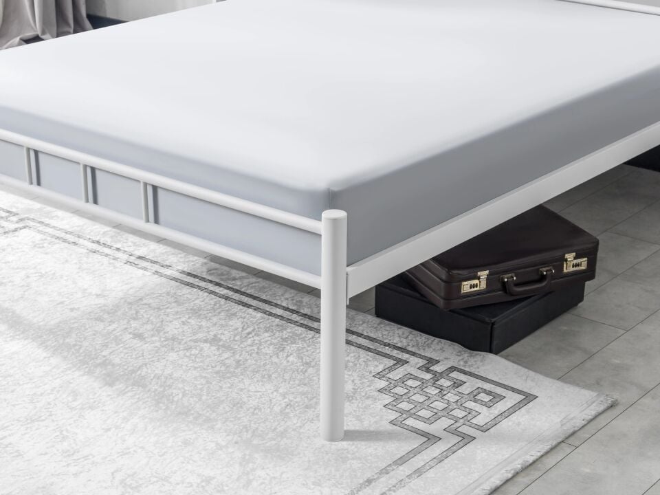 Çift Kişilik Metal Yatak Çerçevesi 160 cm*200 cm, Platinium