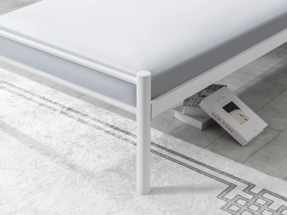 Tek Kişilik Metal Yatak Çerçevesi 120 cm*200 cm, Platinium
