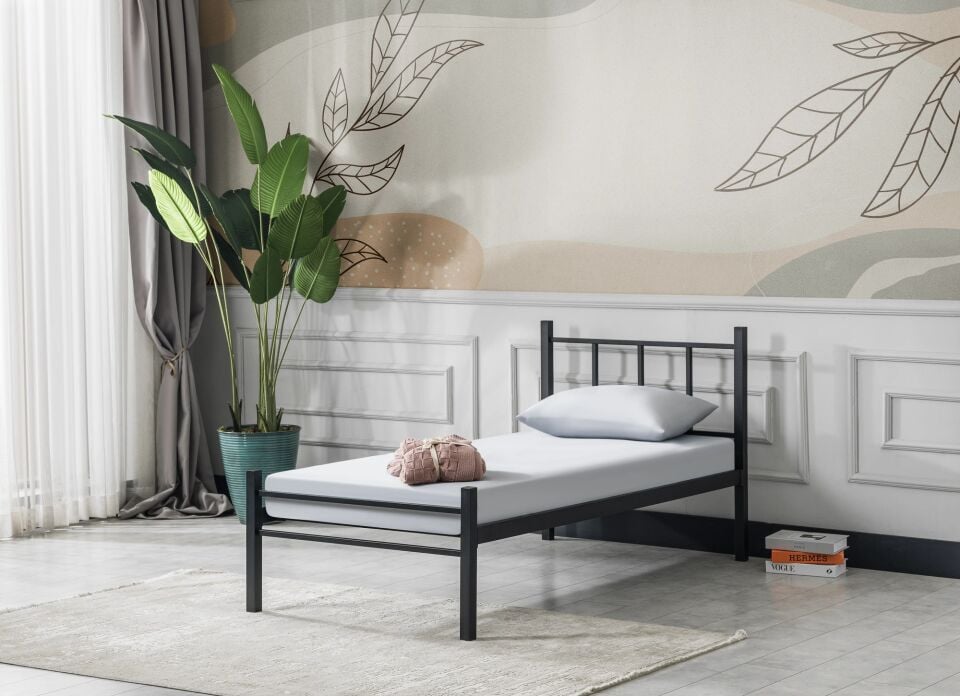 Tek Kişilik Metal Yatak Çerçevesi 120 cm*200 cm, Loft