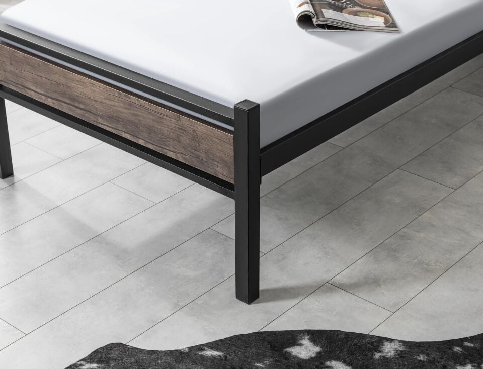 Tek Kişilik Metal Yatak Çerçevesi 120 cm*200 cm, Iron