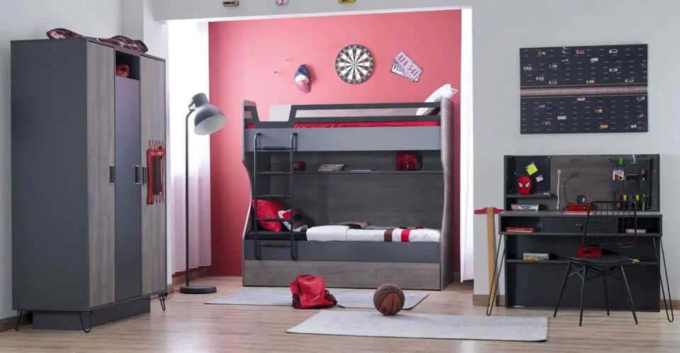 Dolap 3 Kapılı Çocuk Dolabı, Lotus