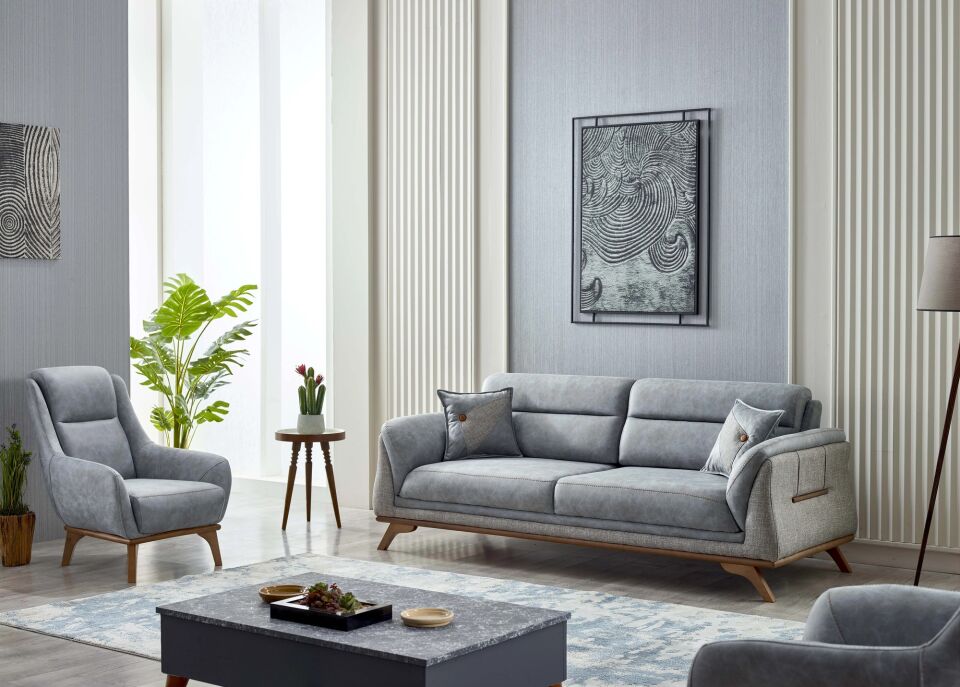 Yarı Yataklı 3 Kişilik Kanepe City