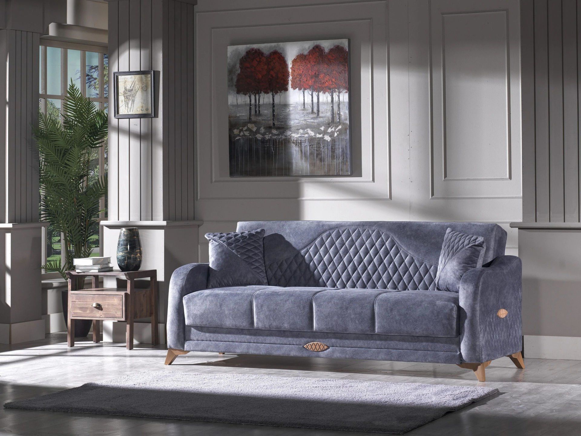 3 Kişilik Açılır Kanepe Smart