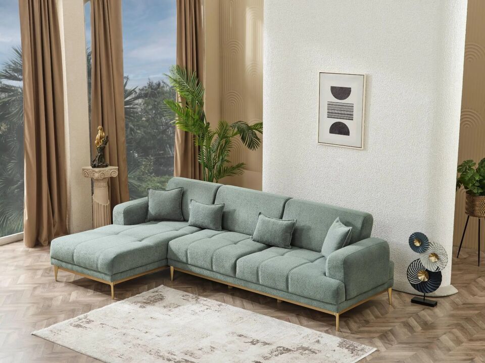 Yarı Yataklı Köşe Takımı Boucle Napoli Max