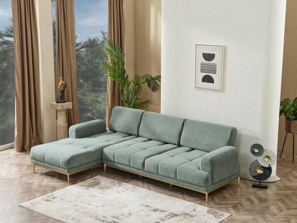 Yarı Yataklı Köşe Takımı Boucle Napoli Max
