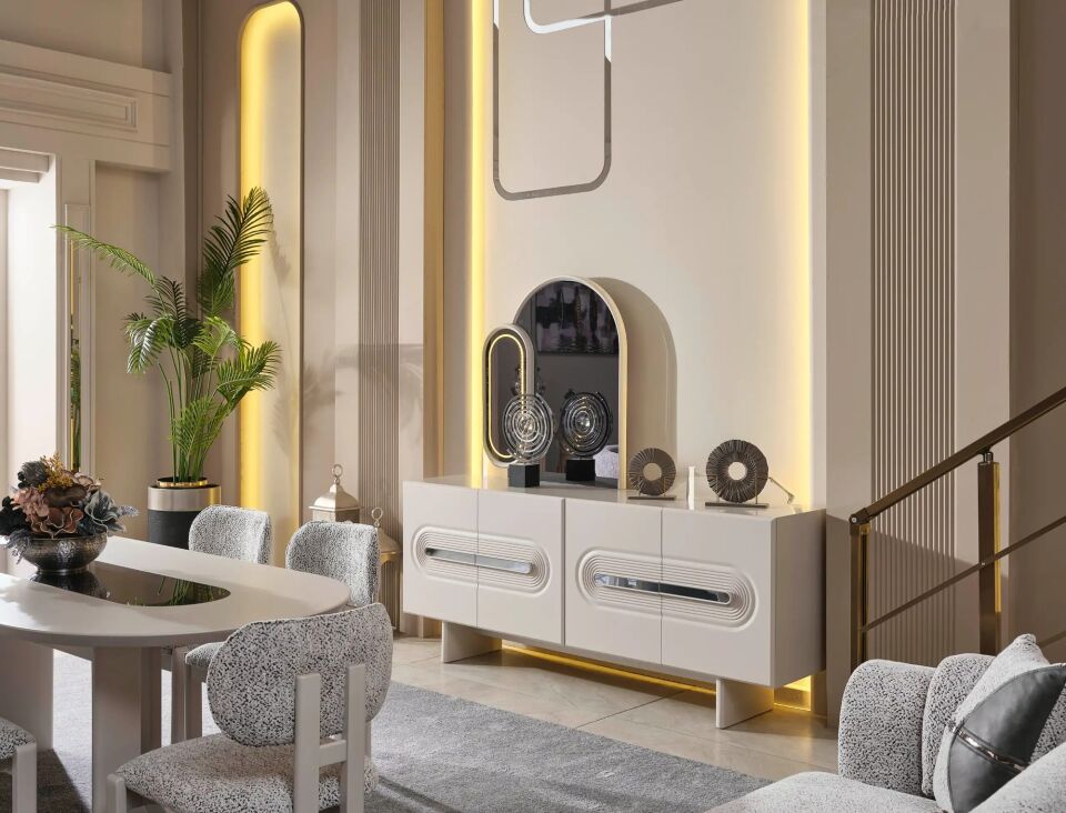 Aynalı Yemek Odası Büfesi, Parma
