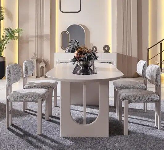 Oval Oturma Odası Masası Parma