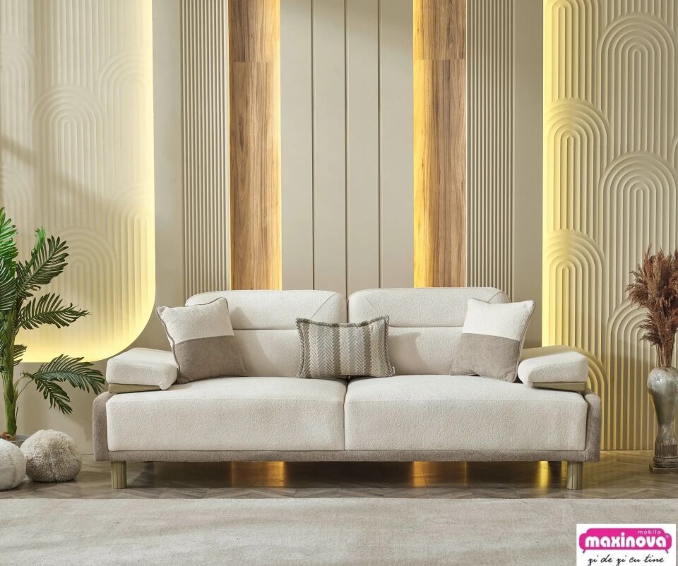 Set Kanepe Yarı Yataklı ve Sabit Berjer Verona, 3+1+1