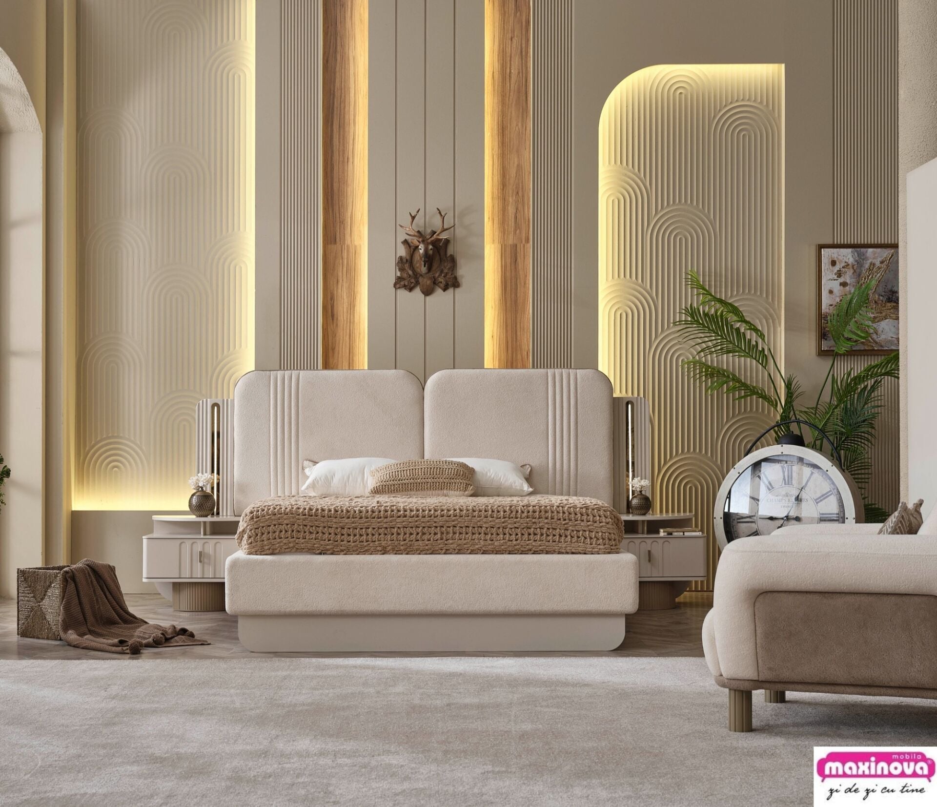 Somyalı ve Depo Bölmeli Döşemeli Yatak 160*200 cm, Verona