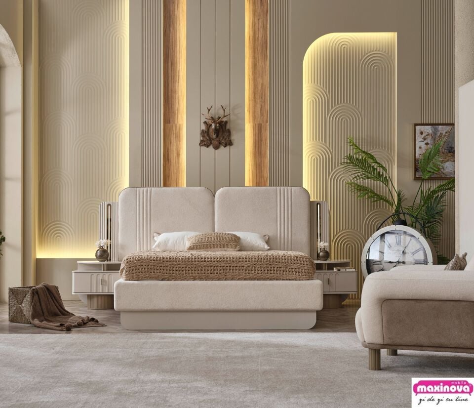 Somyalı ve Depo Bölmeli Döşemeli Yatak 160*200 cm, Verona