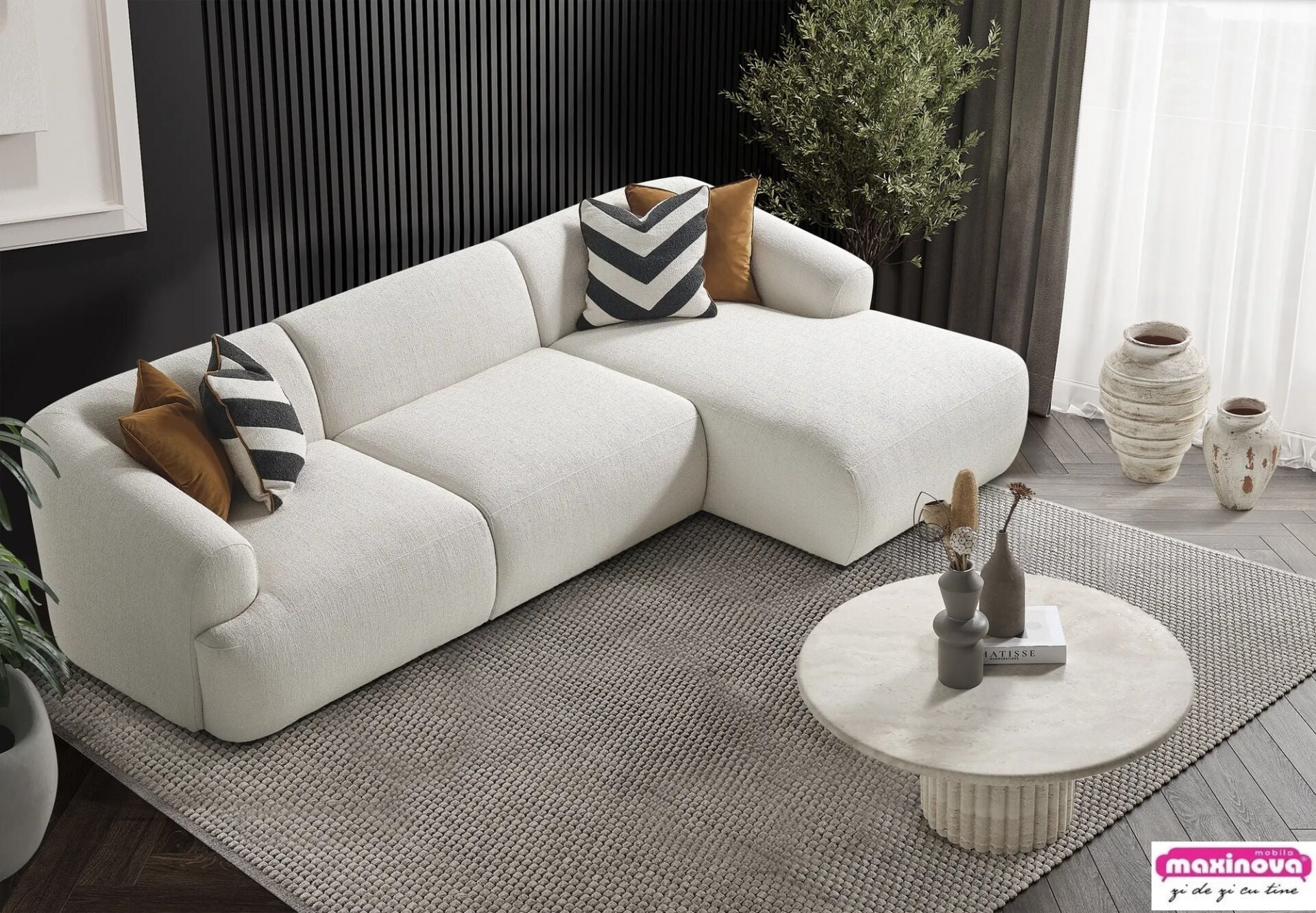 Köşe Takımı Sabit Modern Atlanta