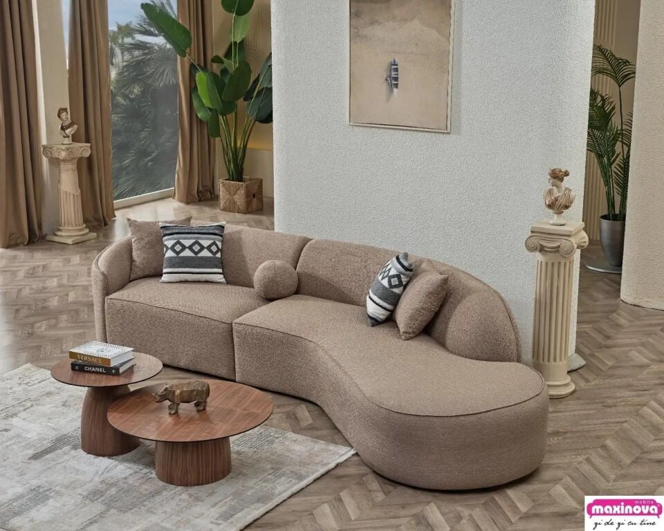 Kavisli 4 Kişilik Kanepe Santiago