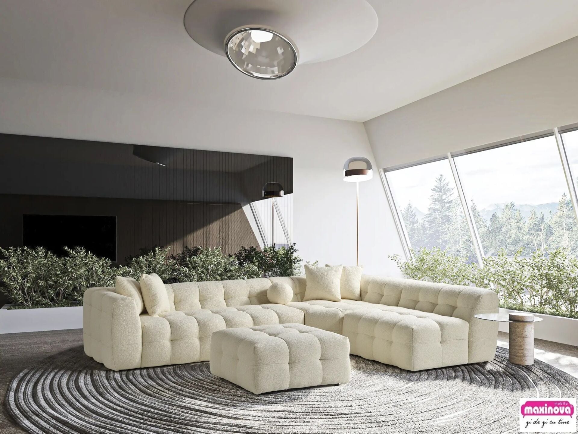 Köşe takımı modüler Boucle Toronto Big