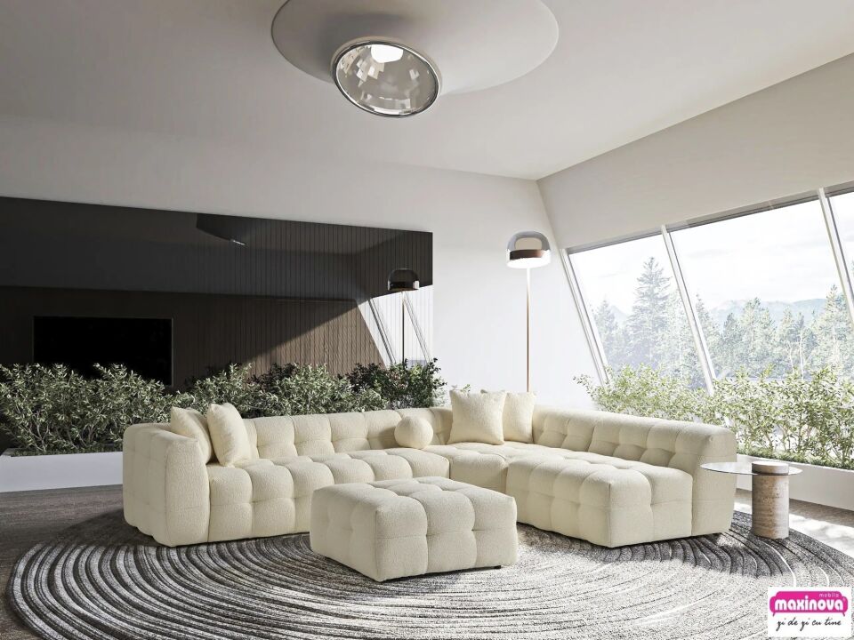 Köşe takımı modüler Boucle Toronto Big