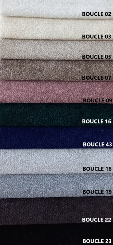 Boucle Oslo Modern Berjer
