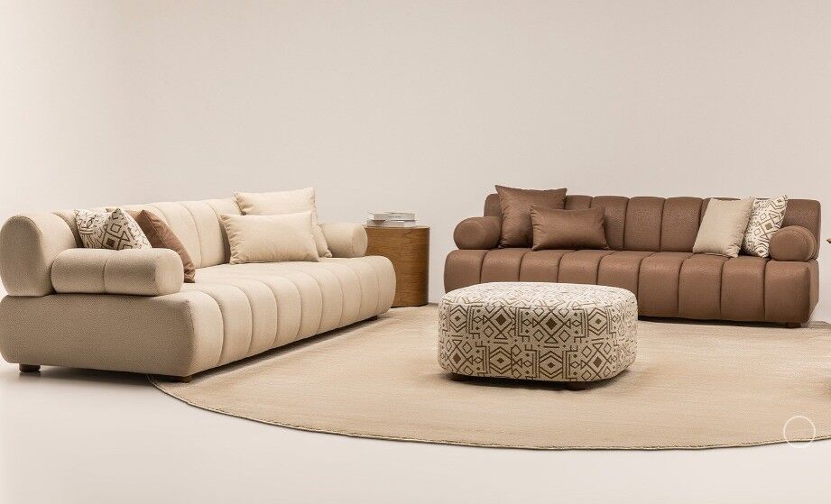 Boucle Oslo 3 Kişilik Modern Kanepe