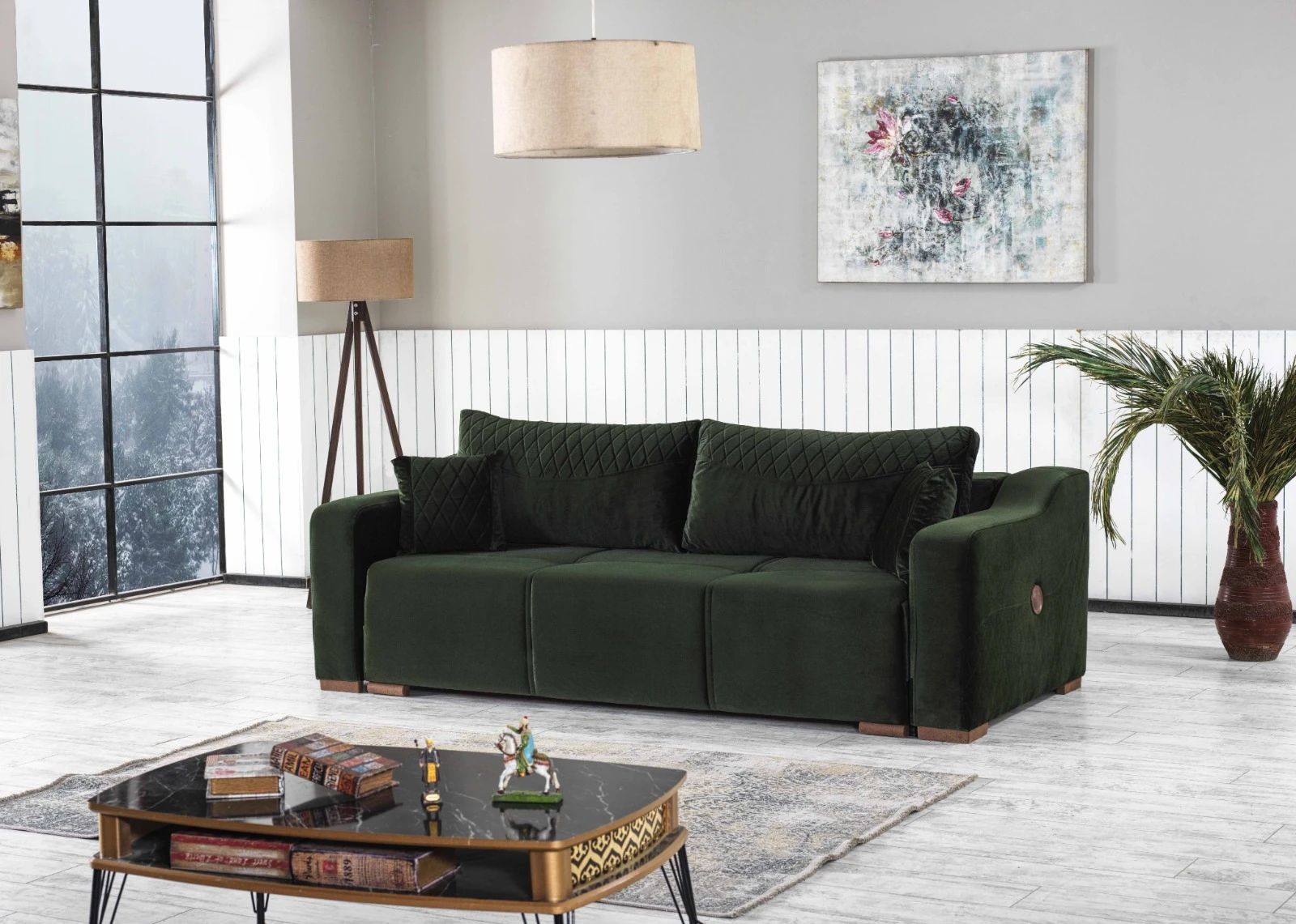 3 Kişilik Açılır Kanepe Prada