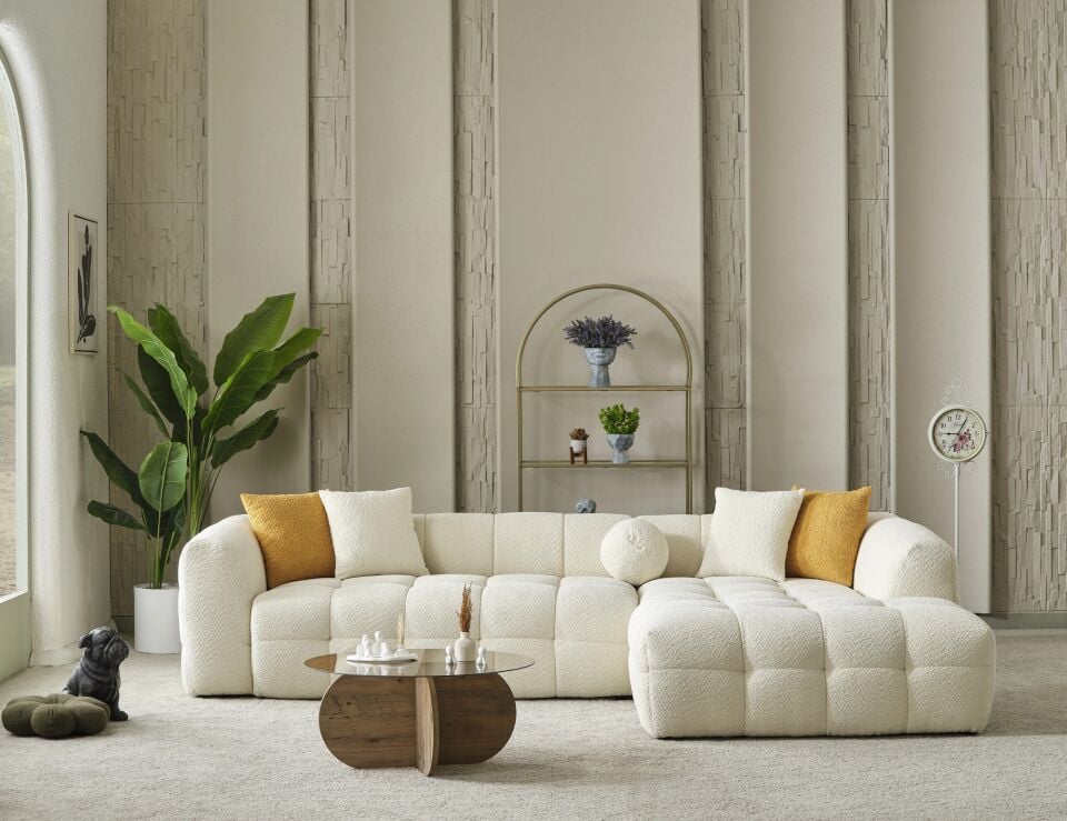 Köşe Takımı Sabit Modern Teddy