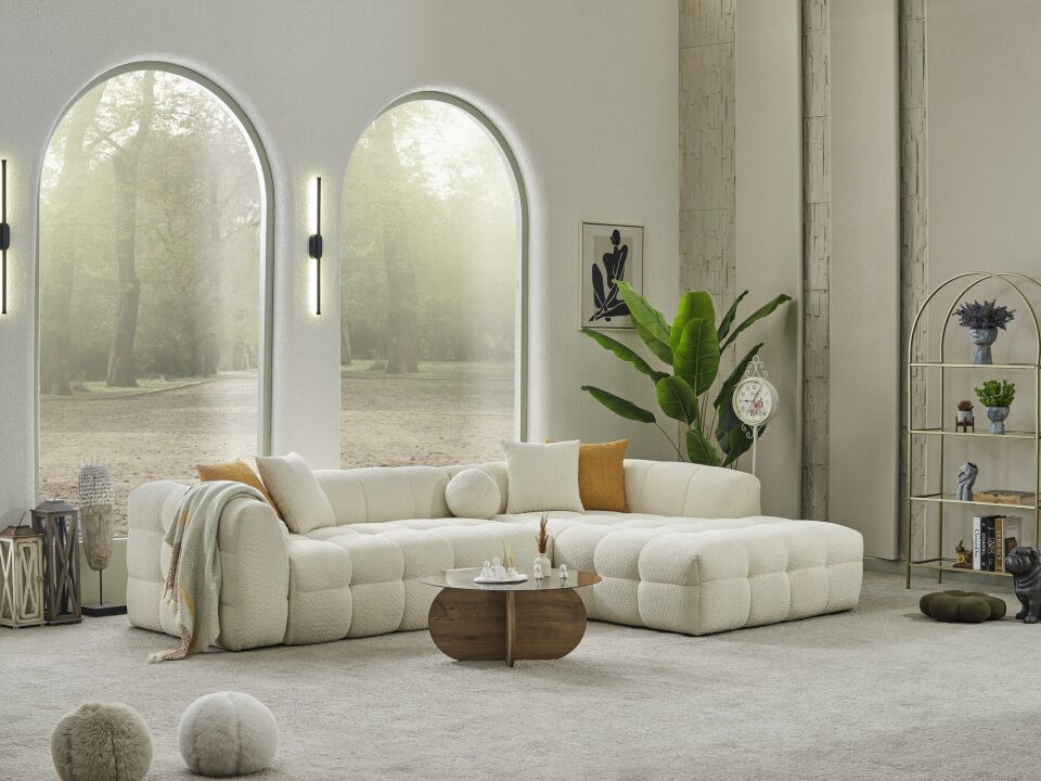 Köşe Takımı Sabit Modern Teddy