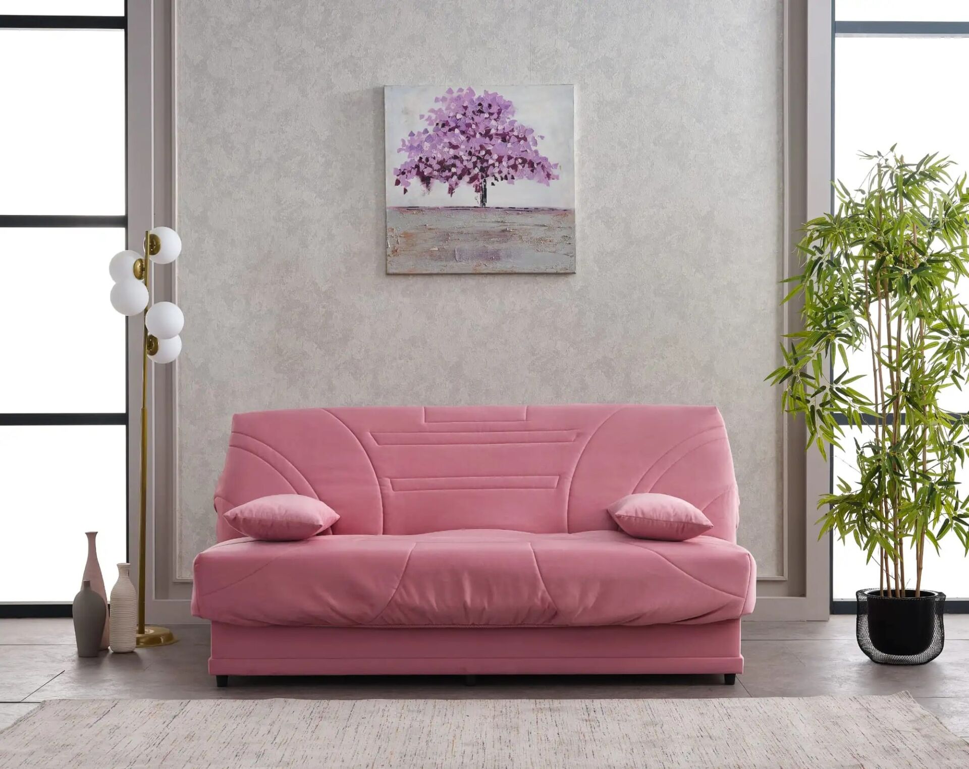 Çıkarılabilir Kılıflı ve Relaxa Şilteli Yataklı Kanepe Genova