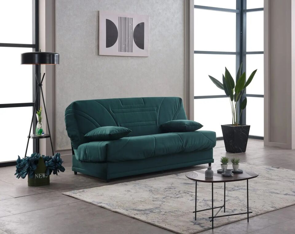 Çıkarılabilir Kılıflı ve Relaxa Şilteli Yataklı Kanepe Genova