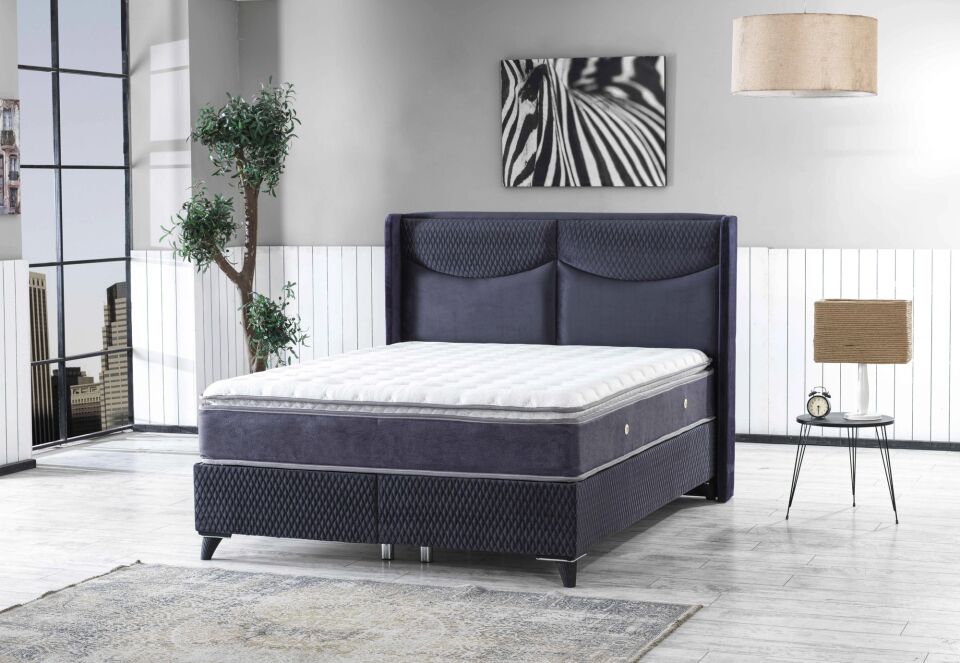 Set Yataklı Döşemeli Yatak Zara Hiperia Şilte Dahil 160*200