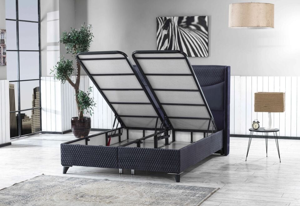 Set Yataklı Döşemeli Yatak Zara Hiperia Şilte Dahil 160*200
