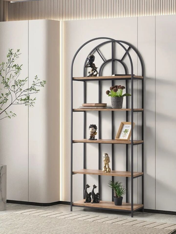 Metal ve Ahşap Raflı Kitaplık, Kuba