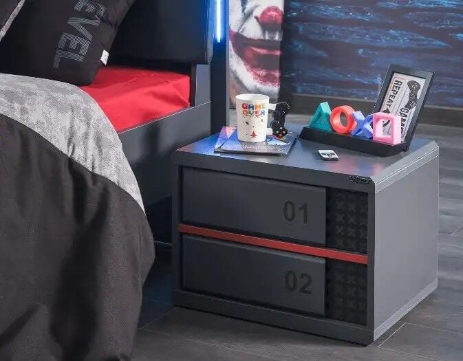 Komodin 2 Çekmeceli ve USB Fonksiyonlu Çocuk, Arcade