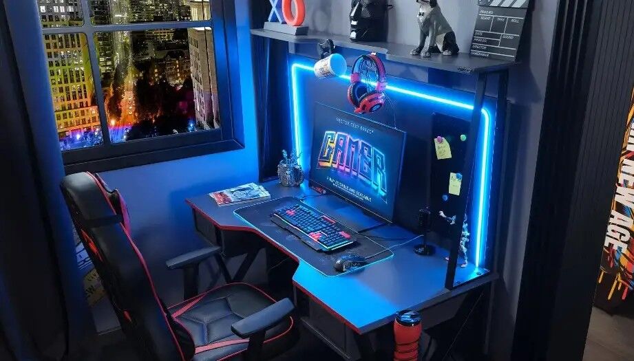 Üstü Açılır Oyuncu Çalışma Masası, Arcade
