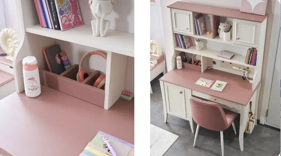 Pembe Masif Ahşap Sandalye, Life