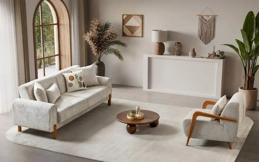 Yataklı Kanepe ve Berjer Takımı Soho 3+1+1