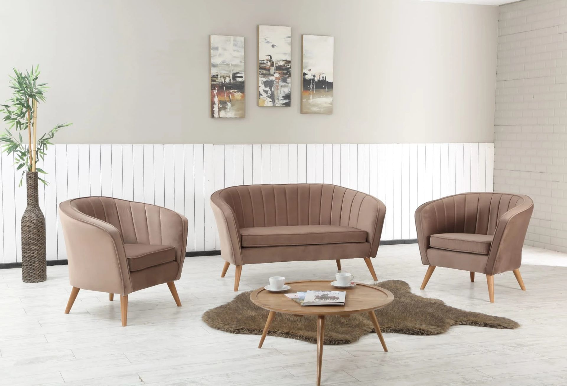 Masif Ahşap Simo Kanepe ve Teras Koltuk Takımı