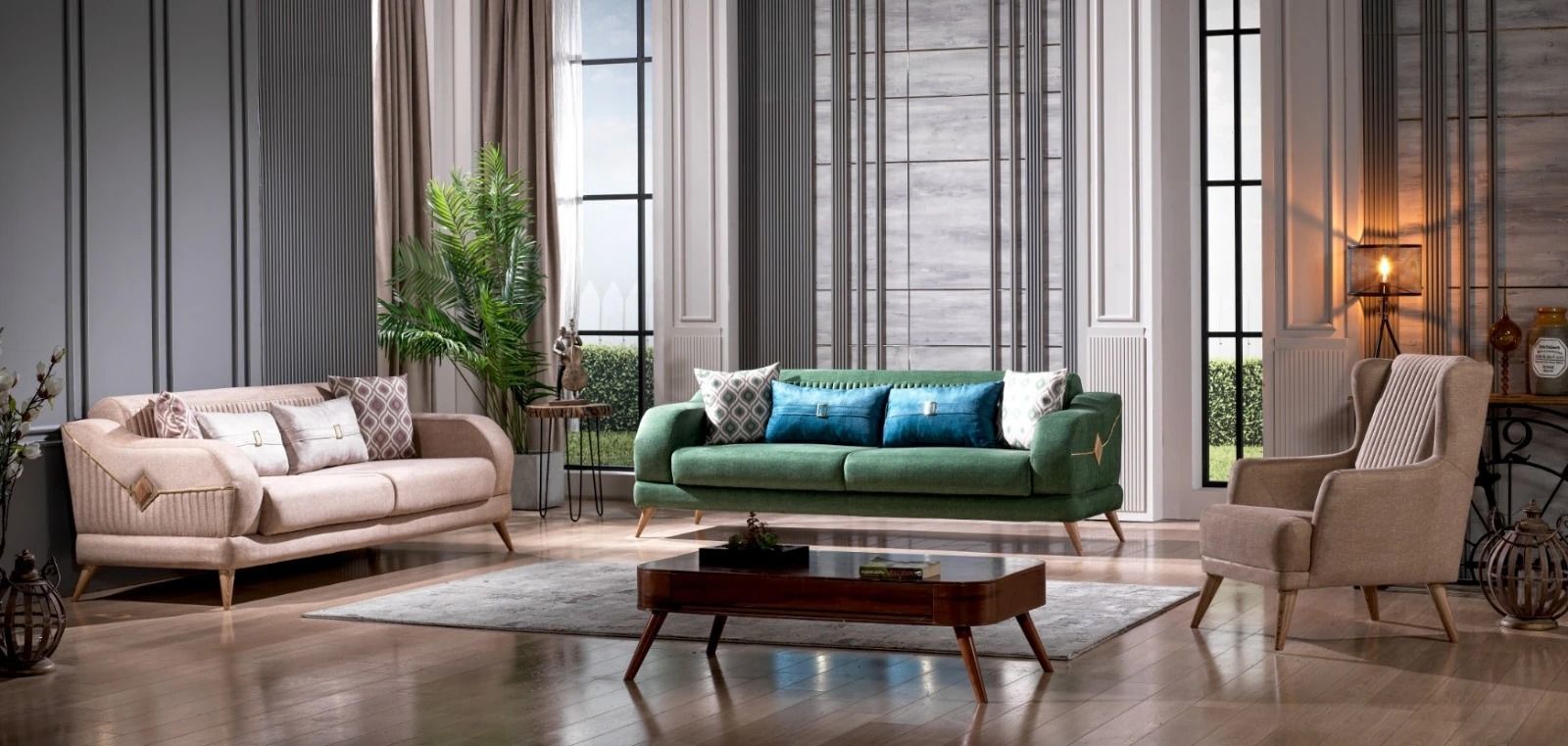 Açılır Kanepe ve Koltuk Takımı Bonita