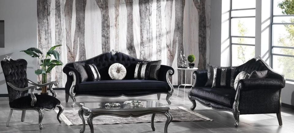 Klasik 3'lü kanepe Star