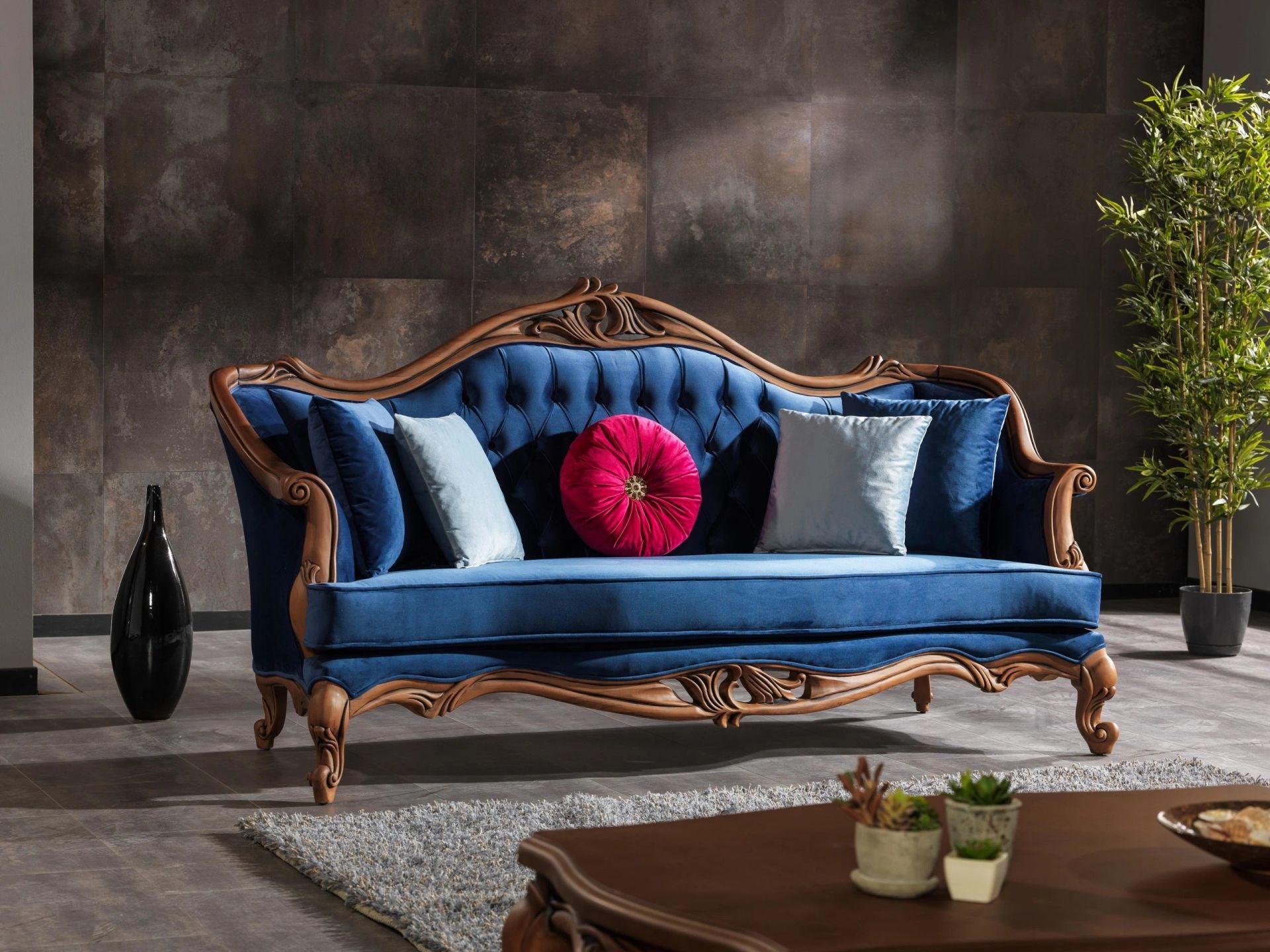 Aydın 3'lü Klasik Kanepe