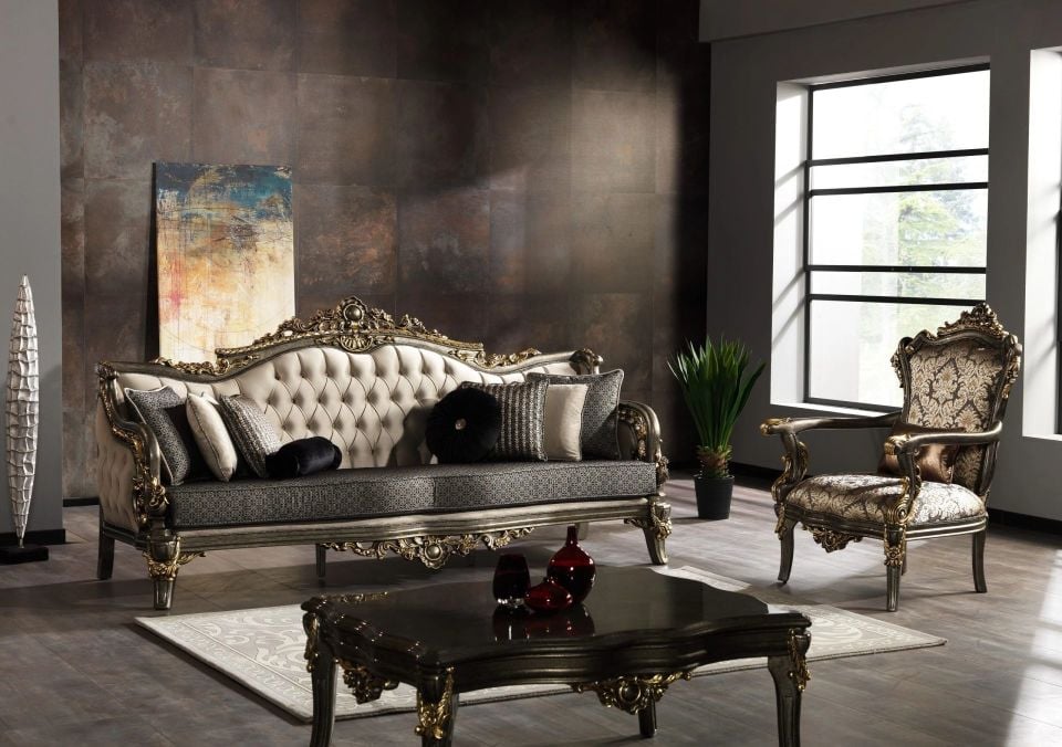 Rita Klasik 3'lü Kanepe