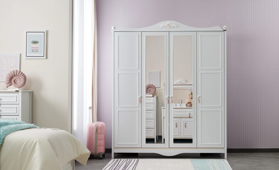 Dolap 4 Kapılı Çocuk Dolabı, Alya