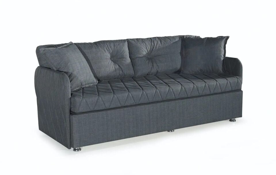 Depo Bölmeli ve Şilte Dahil Daybed Şezlong Yatağı