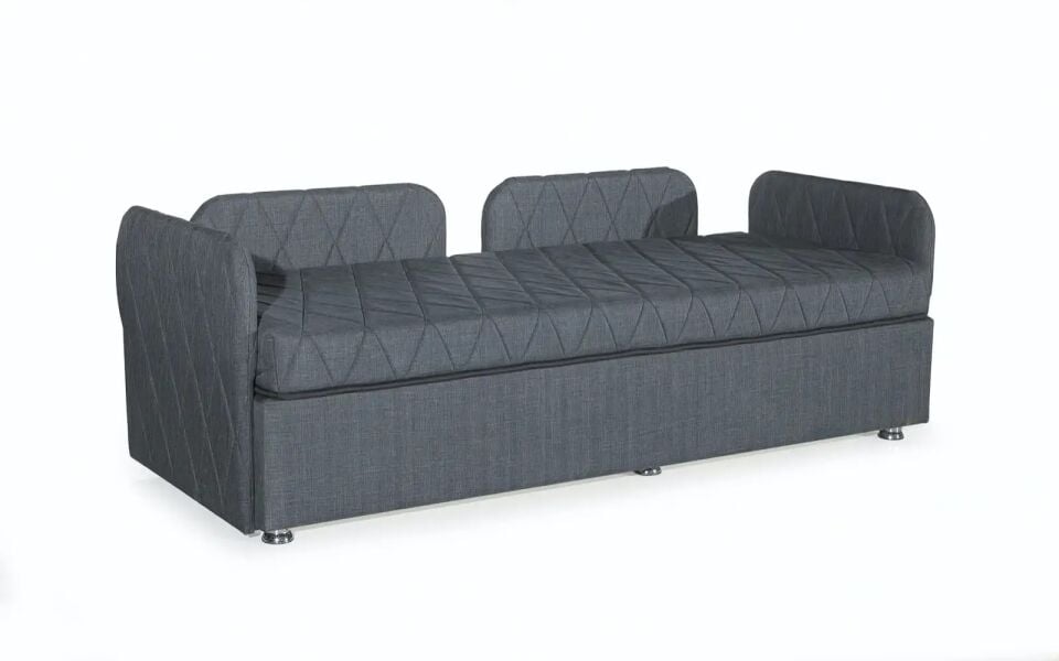 Depo Bölmeli ve Şilte Dahil Daybed Şezlong Yatağı