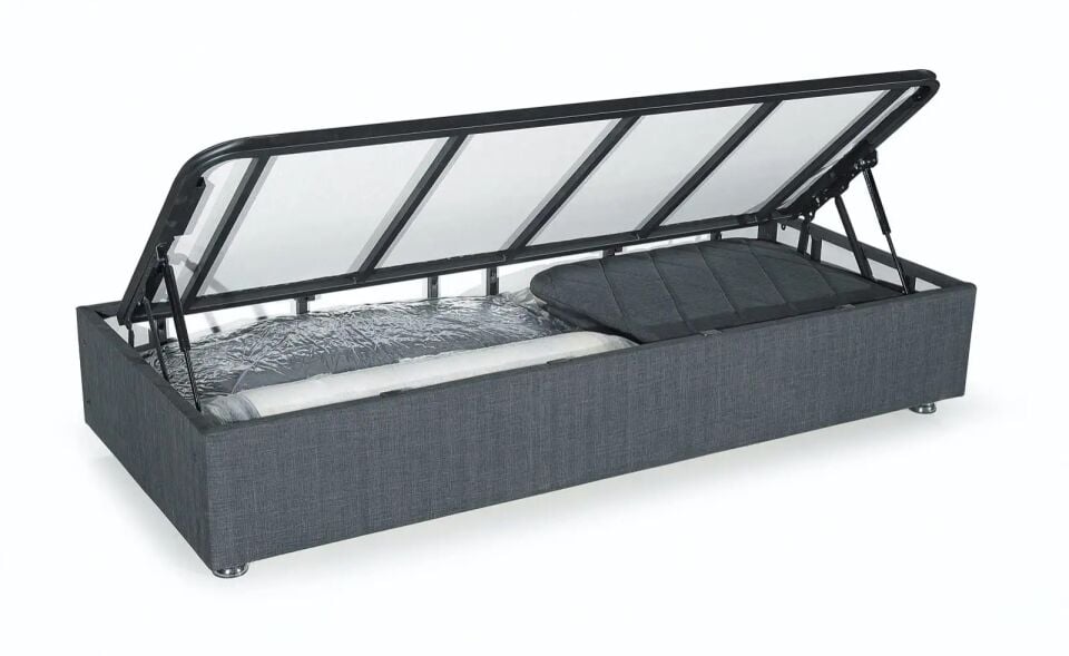 Depo Bölmeli ve Şilte Dahil Daybed Şezlong Yatağı