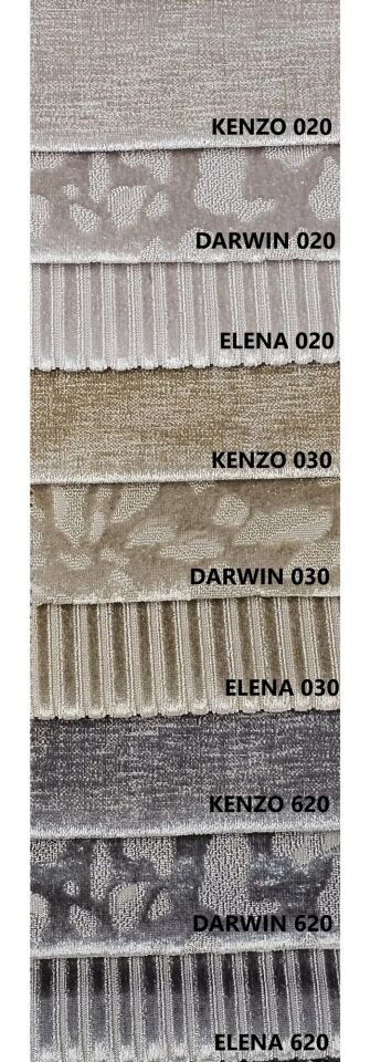 Set Kanepe ve Sabit Berjerler Lux Milano 3+1+1, Krom