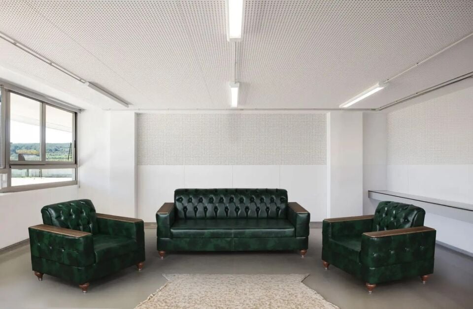 Kanepe Takımı ve Sabit Berjerler Panama Chesterfield 3+1+1