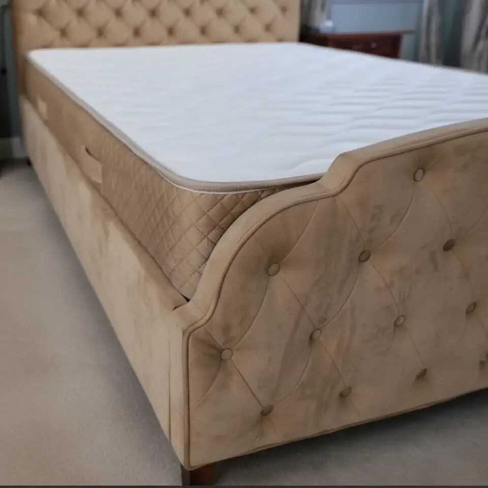 Set Yatak 160*200 Döşemeli Şilte Dahil Hiperia, Cappuccino