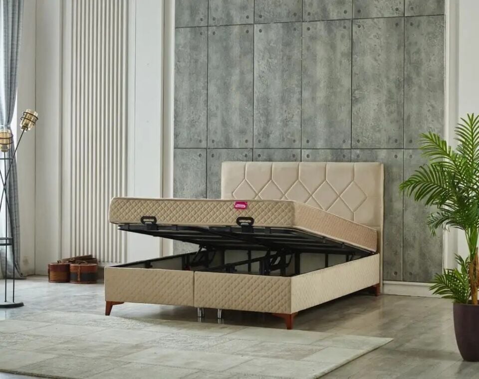 Set Yatak döşemeli şilte ve depo bölmesi dahil 160*200 cm, Atlantis