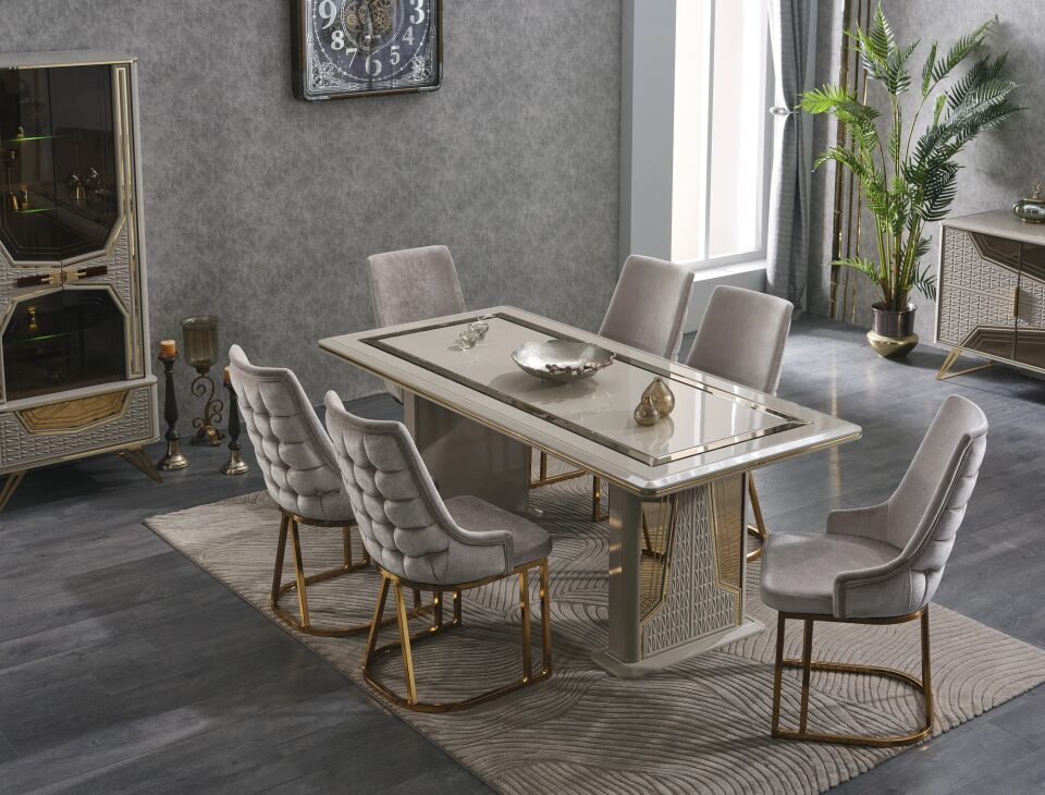 Lüks Sandalye Milano, gold
