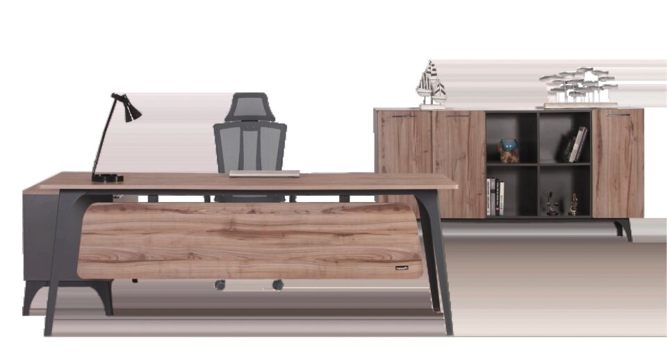 Sağ/Sol Raflı Yönetici Masası Compact