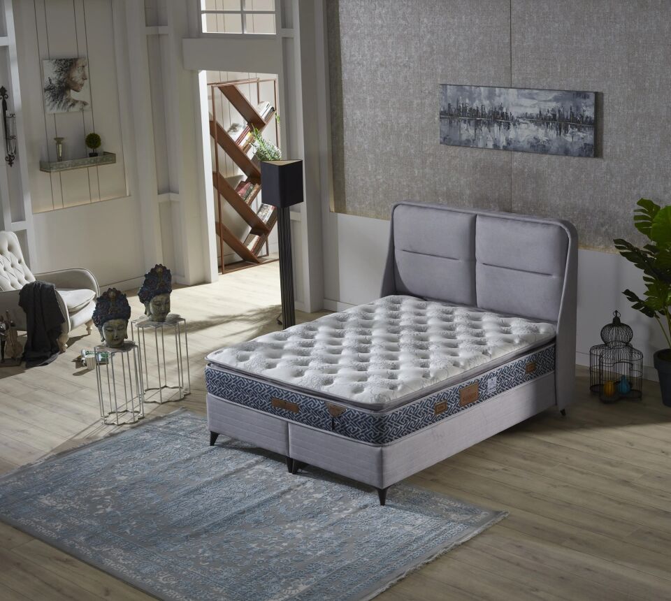 Set Yatak Döşemeli Varna Hiperia Şilte Dahil 160*200
